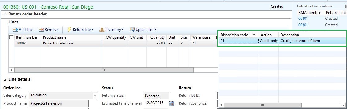 Credit only Disposition code – Dynamics AX Blog by Vamsi Pranith
