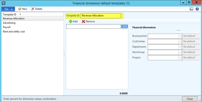 Financial Dimension Templates – Dynamics AX Blog by Vamsi Pranith