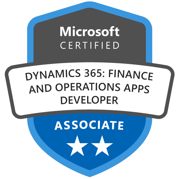 CERT-Associate-Dynamics365-Finance-and-Operations-Apps-Developer